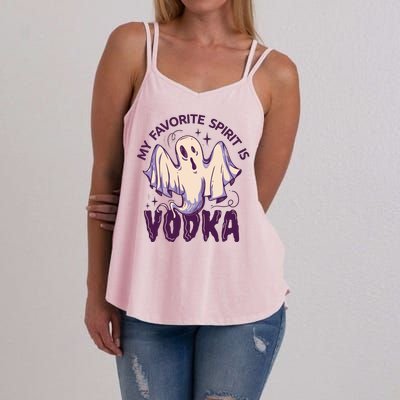 My Favorite Spirit Is Vodka Women's Strappy Tank