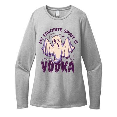 My Favorite Spirit Is Vodka Womens CVC Long Sleeve Shirt