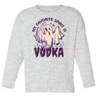 My Favorite Spirit Is Vodka Toddler Long Sleeve Shirt