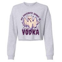 My Favorite Spirit Is Vodka Cropped Pullover Crew