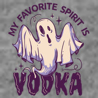 My Favorite Spirit Is Vodka Cropped Pullover Crew