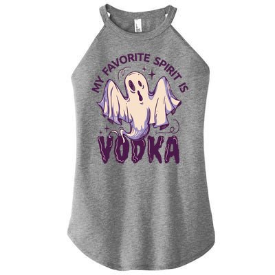 My Favorite Spirit Is Vodka Women's Perfect Tri Rocker Tank