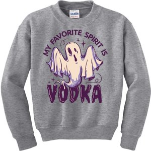 My Favorite Spirit Is Vodka Kids Sweatshirt