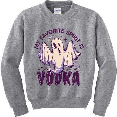 My Favorite Spirit Is Vodka Kids Sweatshirt