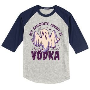 My Favorite Spirit Is Vodka Kids Colorblock Raglan Jersey