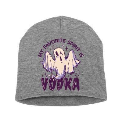 My Favorite Spirit Is Vodka Short Acrylic Beanie