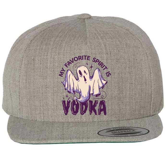 My Favorite Spirit Is Vodka Wool Snapback Cap