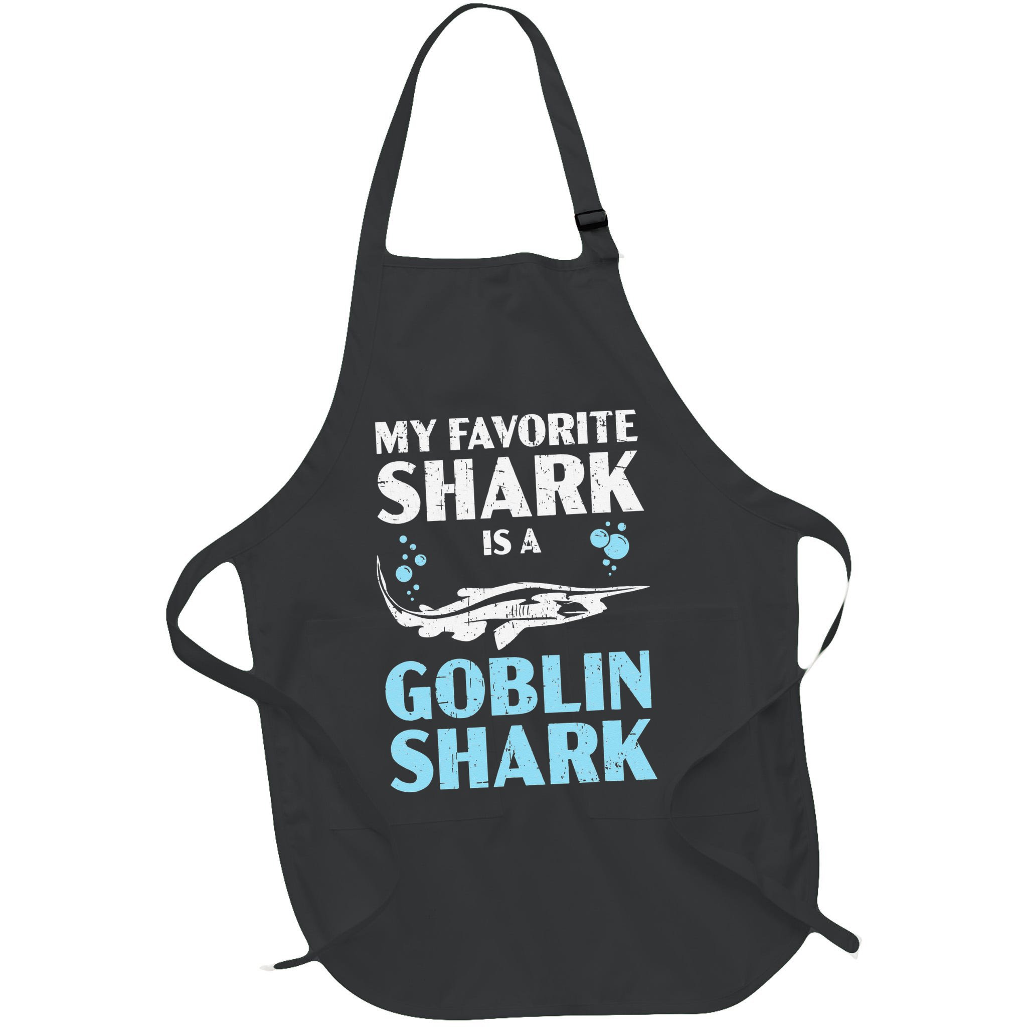 My Favorite Shark Is A Goblin Shark Animal Lover Apron