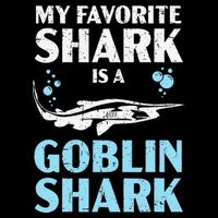 My Favorite Shark Is A Goblin Shark Animal Lover Apron