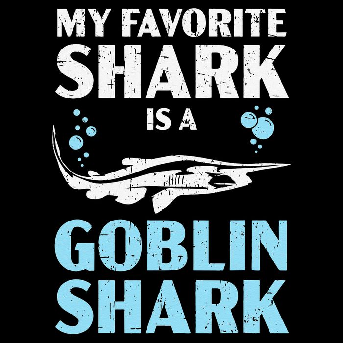 My Favorite Shark Is A Goblin Shark Animal Lover Apron