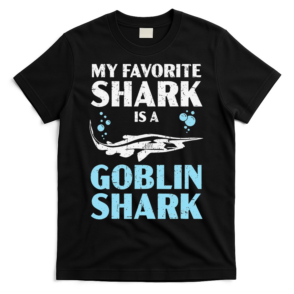 My Favorite Shark Is A Goblin Shark Animal Lover T-Shirt