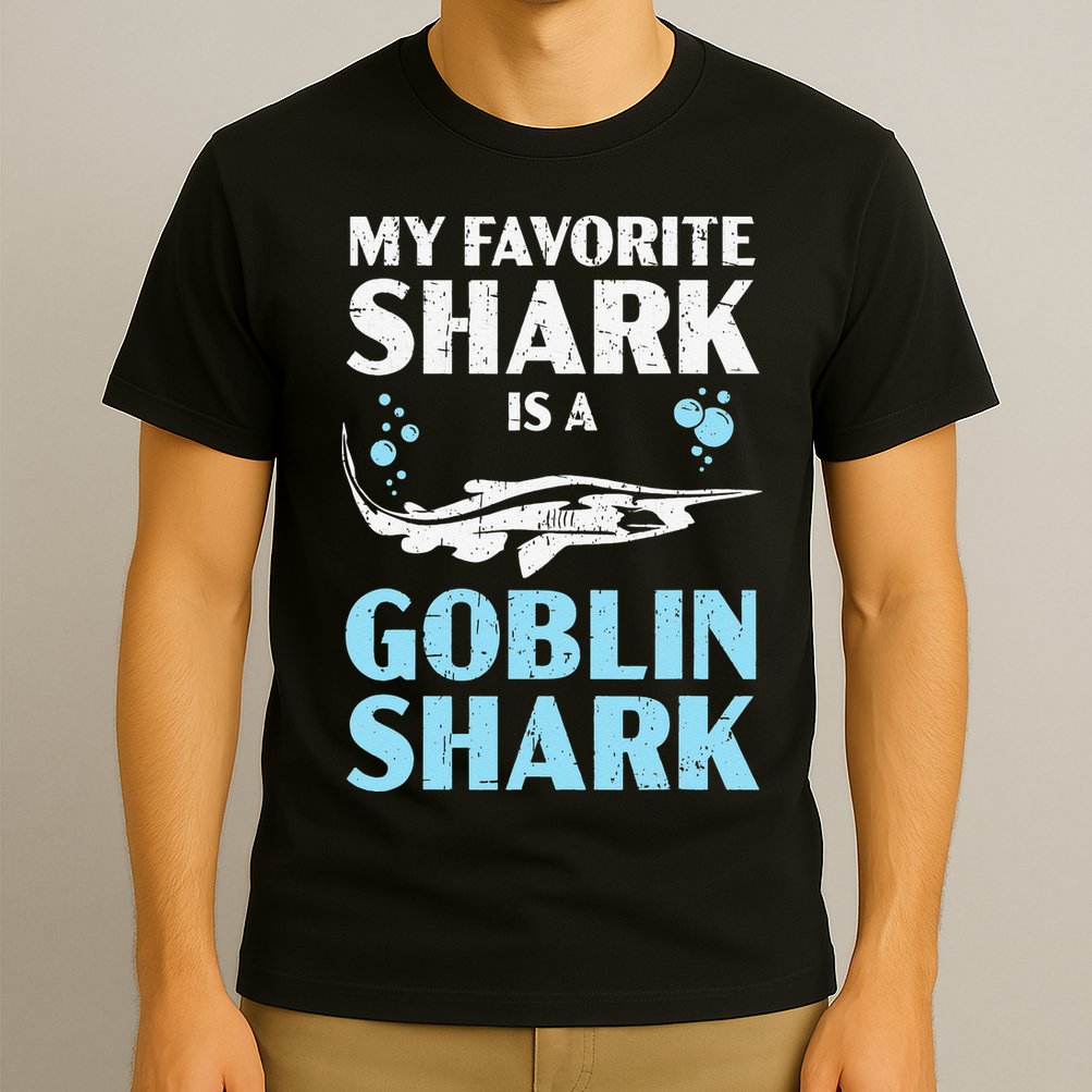 My Favorite Shark Is A Goblin Shark Animal Lover T-Shirt