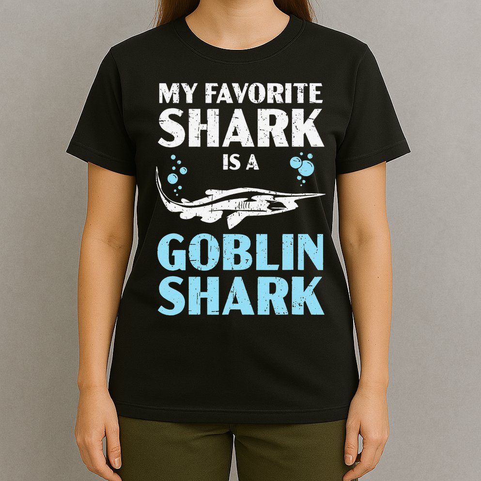 My Favorite Shark Is A Goblin Shark Animal Lover T-Shirt