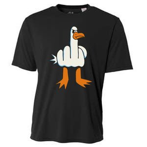 Middle Finger Seagull Cooling Performance Crew T-Shirt