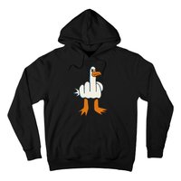 Middle Finger Seagull Hoodie