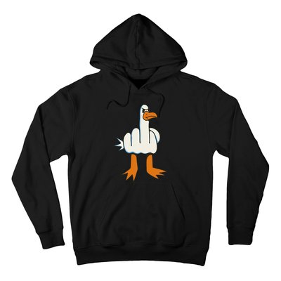 Middle Finger Seagull Hoodie