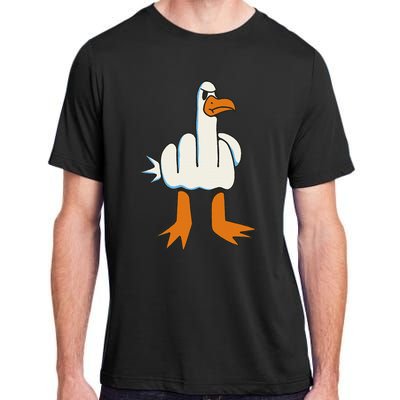 Middle Finger Seagull Adult ChromaSoft Performance T-Shirt