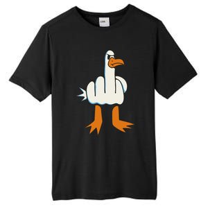 Middle Finger Seagull Tall Fusion ChromaSoft Performance T-Shirt