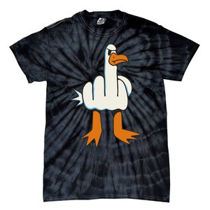 Middle Finger Seagull Tie-Dye T-Shirt