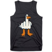 Middle Finger Seagull Tank Top