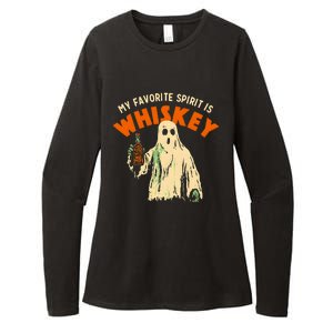 My Favorite Spirit Is Whiskey Womens CVC Long Sleeve Shirt