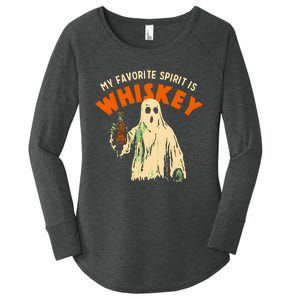 My Favorite Spirit Is Whiskey Women's Perfect Tri Tunic Long Sleeve Shirt