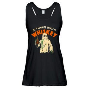 My Favorite Spirit Is Whiskey Ladies Essential Flowy Tank