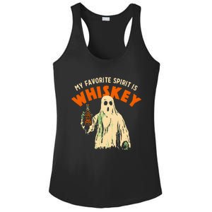 My Favorite Spirit Is Whiskey Ladies PosiCharge Competitor Racerback Tank