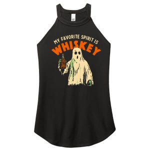 My Favorite Spirit Is Whiskey Women's Perfect Tri Rocker Tank