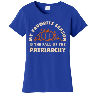 My Favorite Season Is The Fall Of The Patriarchy Feminist Gift Women's T-Shirt