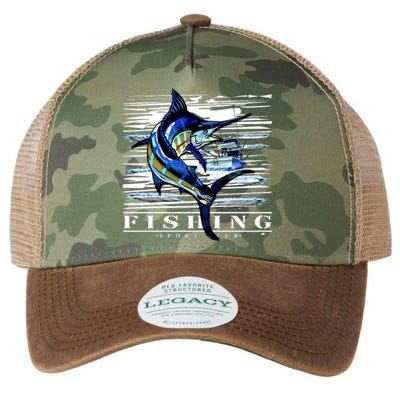 Marlin Fishing Sport Club Legacy Tie Dye Trucker Hat