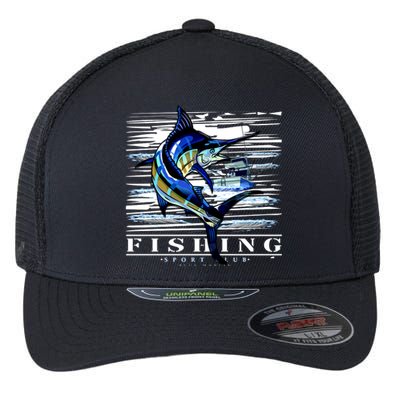 Marlin Fishing Sport Club Flexfit Unipanel Trucker Cap