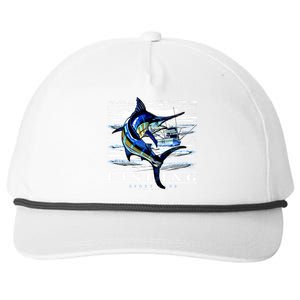 Marlin Fishing Sport Club Snapback Five-Panel Rope Hat