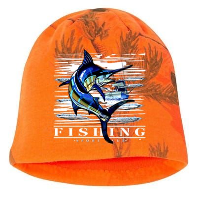 Marlin Fishing Sport Club Kati - Camo Knit Beanie