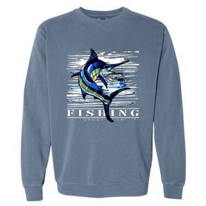 Marlin Fishing Sport Club Garment-Dyed Sweatshirt