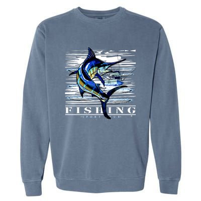 Marlin Fishing Sport Club Garment-Dyed Sweatshirt