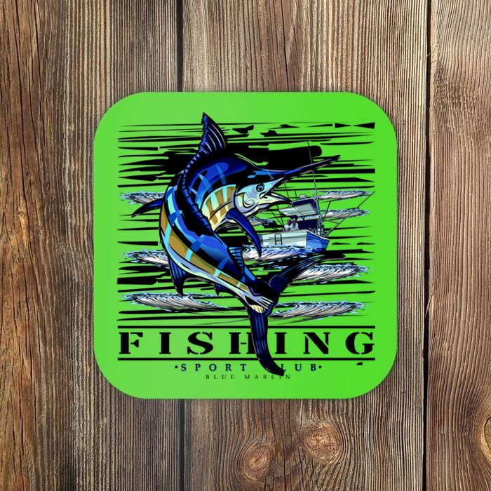 Marlin Fishing Sport Club Coaster