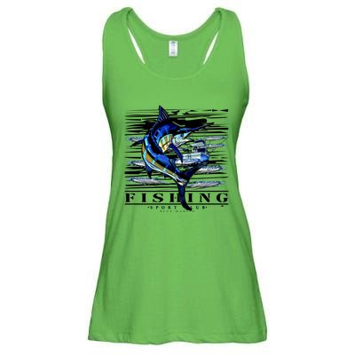 Marlin Fishing Sport Club Ladies Essential Flowy Tank