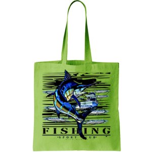 Marlin Fishing Sport Club Tote Bag