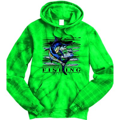 Marlin Fishing Sport Club Tie Dye Hoodie