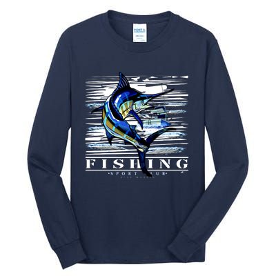 Marlin Fishing Sport Club Tall Long Sleeve T-Shirt