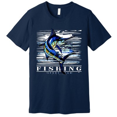 Marlin Fishing Sport Club Premium T-Shirt