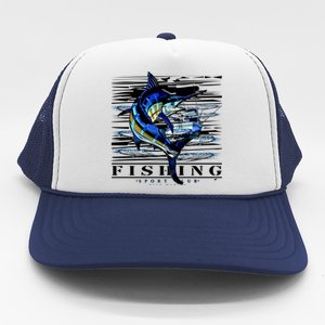 Marlin Fishing Sport Club Trucker Hat