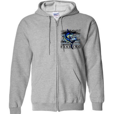 Marlin Fishing Sport Club Full Zip Hoodie