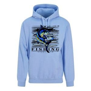 Marlin Fishing Sport Club Unisex Surf Hoodie