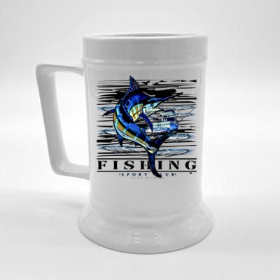 Marlin Fishing Sport Club Beer Stein