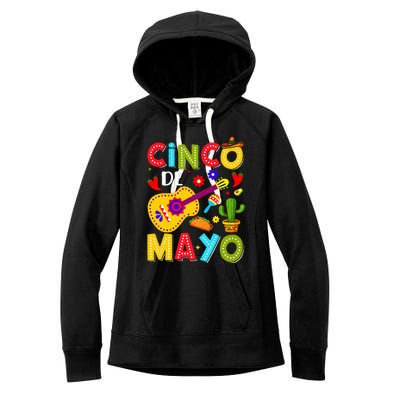 Mexican Fiesta Squad 5 De Mayo Women's Fleece Hoodie