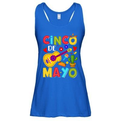 Mexican Fiesta Squad 5 De Mayo Ladies Essential Flowy Tank