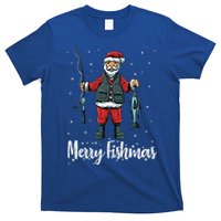 Merry Fishmas Santa Christmas Fisherman T-Shirt