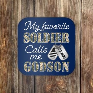 My Favorite Soldier Calls Me Godson Army Graduation Godson Coaster